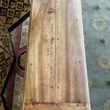 Rustic coffee table in solid walnut
