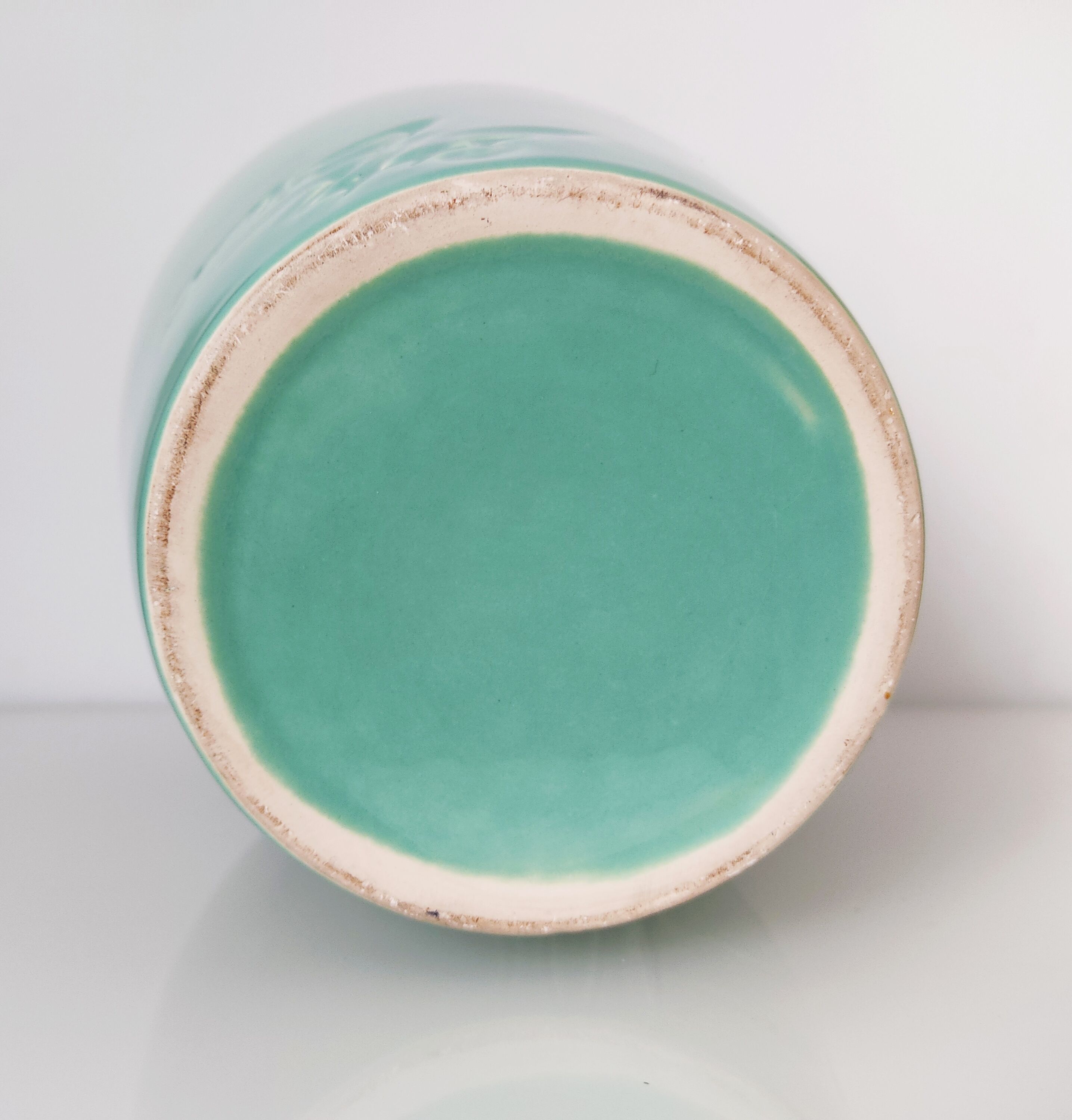 Vase Secla turquoise céramique portugaise