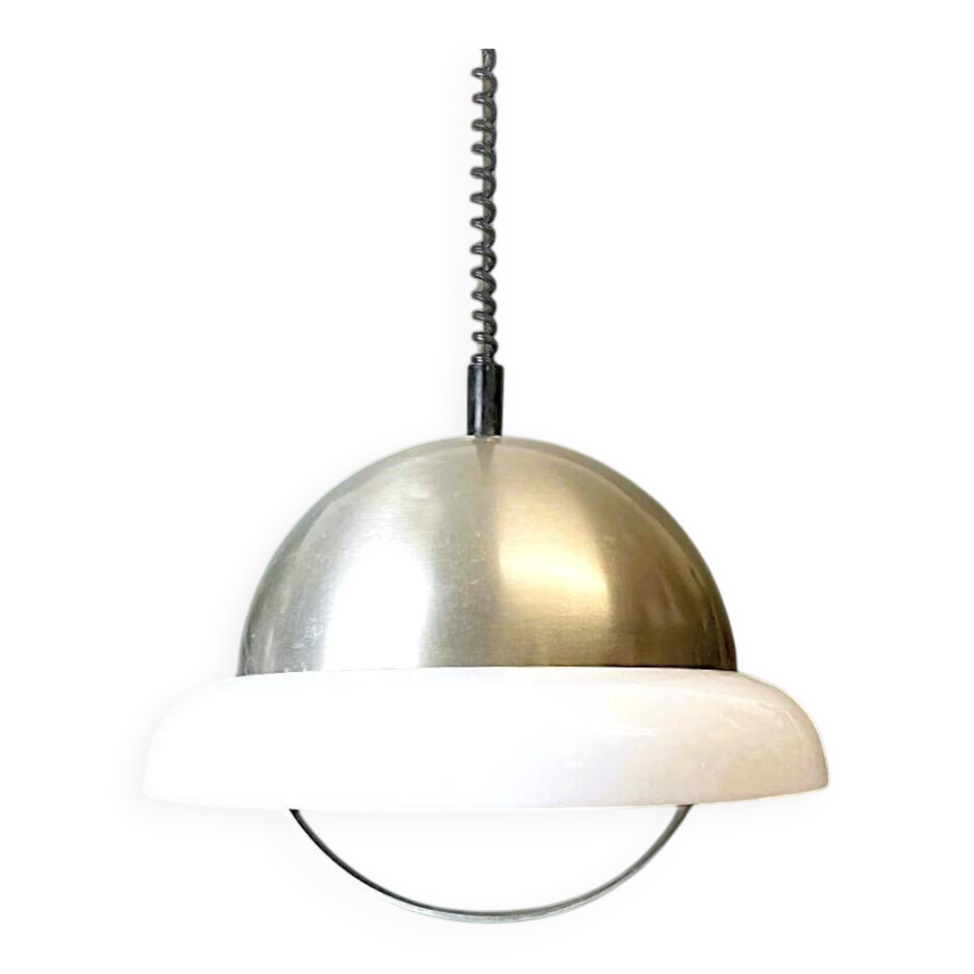 Space Age retractable kitchen pendant light