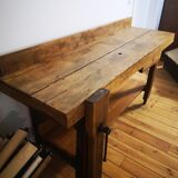 Restored carpenter workbench