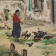 Large Painting “The Mill”, signed Reney – Part 1 of the 20th century