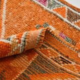 Tapis de couloir turc vintage long 3x13, 79x399 cm