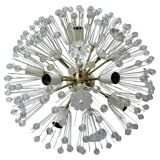 Important flush mount lamp from the middle of the last century Emil Stejnar for Rupert Nikoll. Austria, 1960s