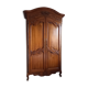 Old provencal walnut wardrobe