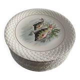 fish plates Gien