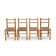 Vintage rattan and woven straw chairs, 1960s, set of 4