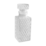 Glass whisky decanter model crosses
