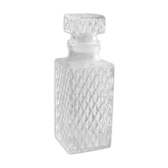 Glass whisky decanter model crosses