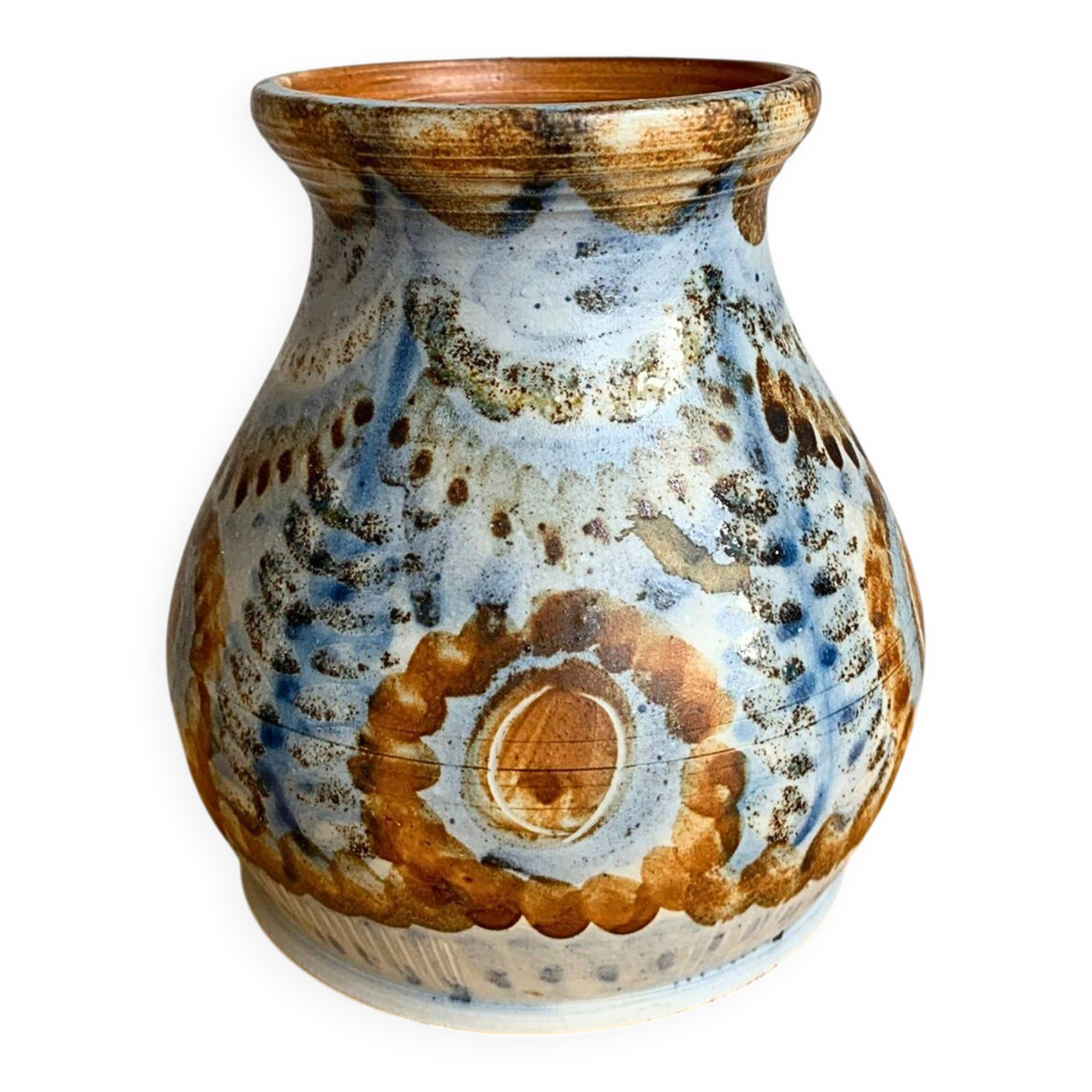 Vase en grès émaillé – Jean-Claude Courjault – France, 1980s