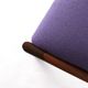 Set of 8 Vintage Chairs by Lübke – 1960s-70s Beech Wood & Violet Textile