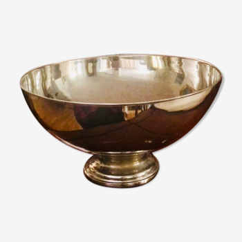 brewery champagne basin in nickel-plated metal
