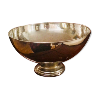 brewery champagne basin in nickel-plated metal
