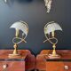Pair of "Shell" lamps in brass - 1970.