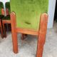 Serie de 6 chaises vintage epoque 1960