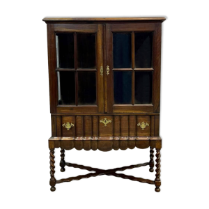 vitrine anglaise en acajou