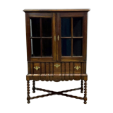 English mahogany display case from the late 19th century