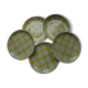 Set of 5 vintage dessert plates