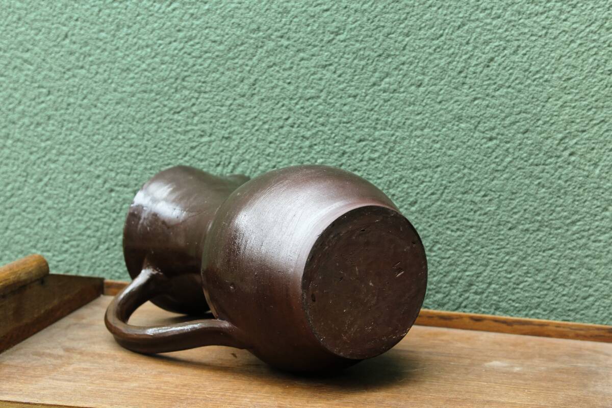 Large stoneware carafe