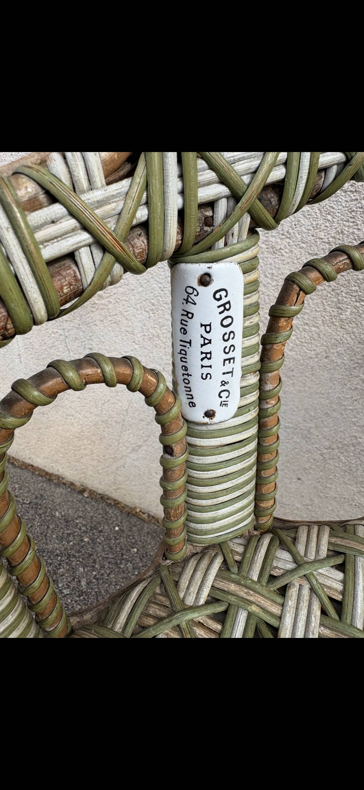 Wicker garden furniture 1920