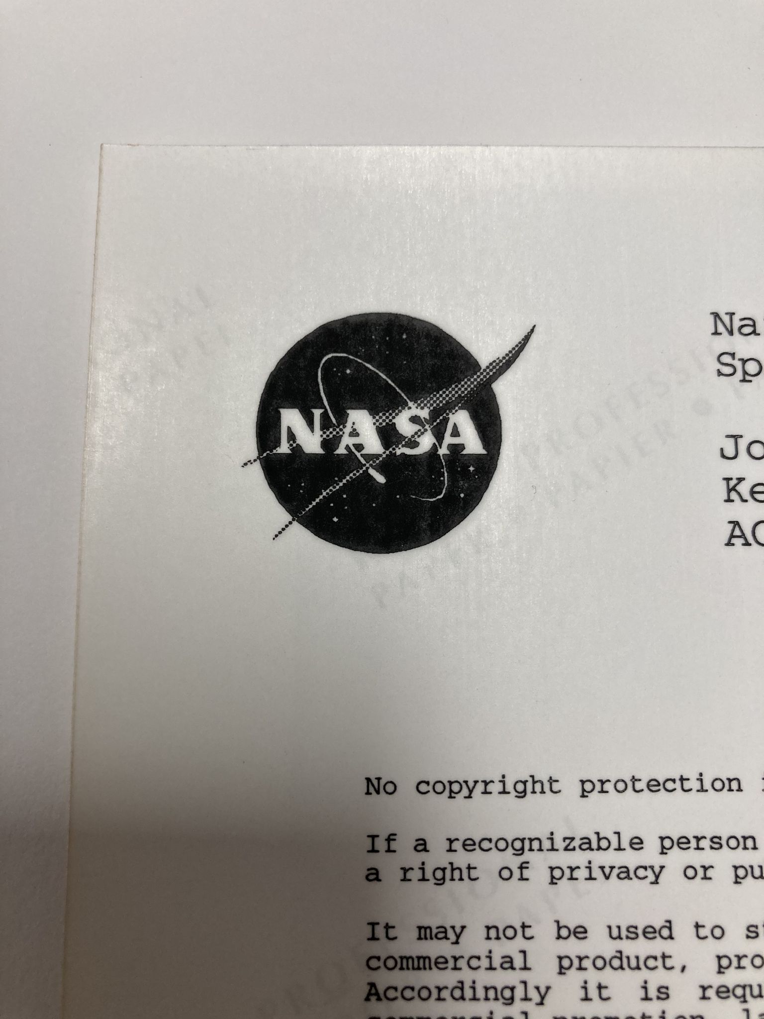 Photographie Mission STS-88 originale Nasa