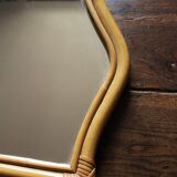 Vintage Mirror Light wood bamboo way