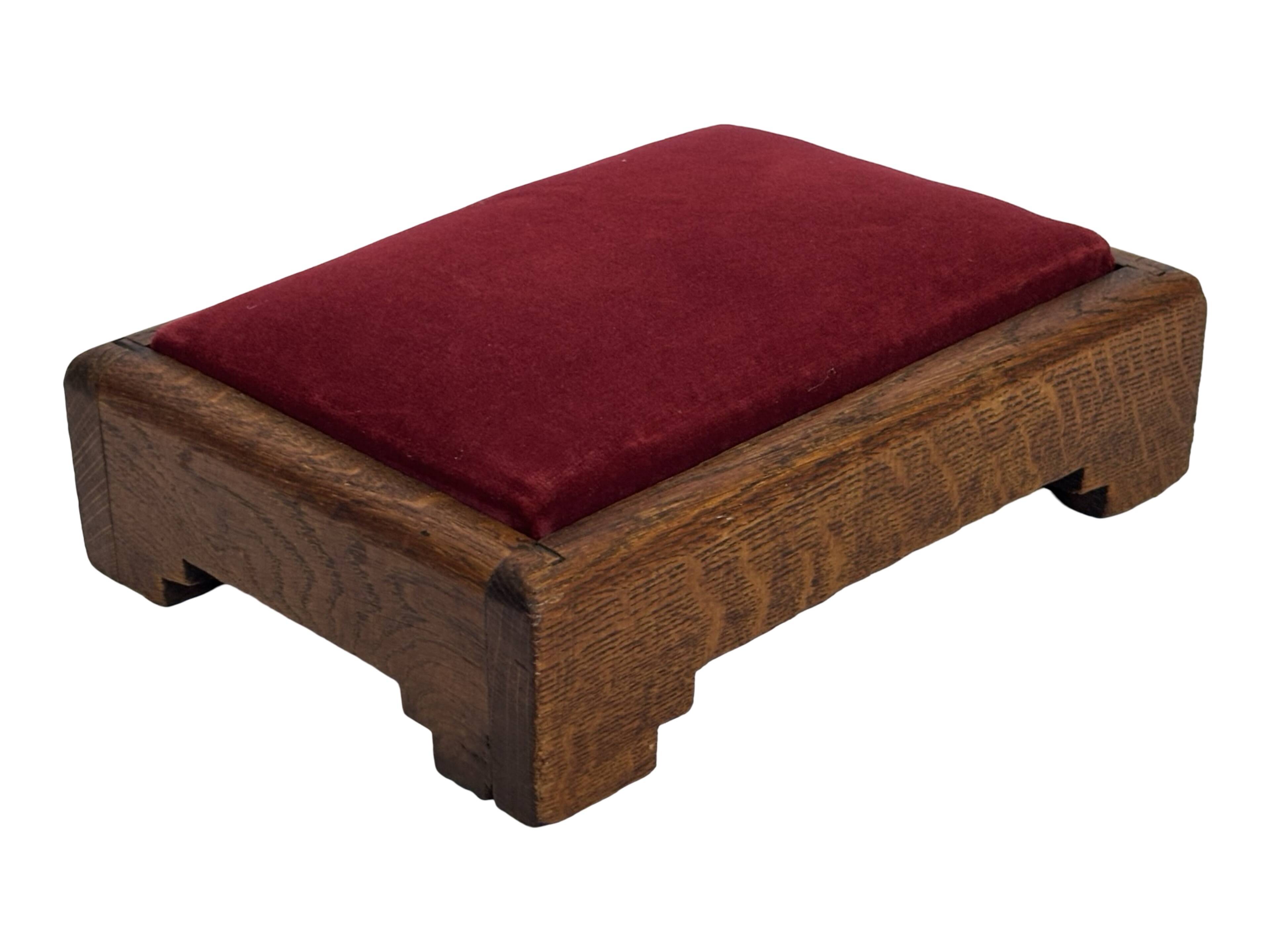 Art Deco footstool foot rest minimalist 30's design