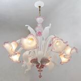 20th Century Modern Venetian Murano Glass Chandelier "Ca'rezzonico", 1960