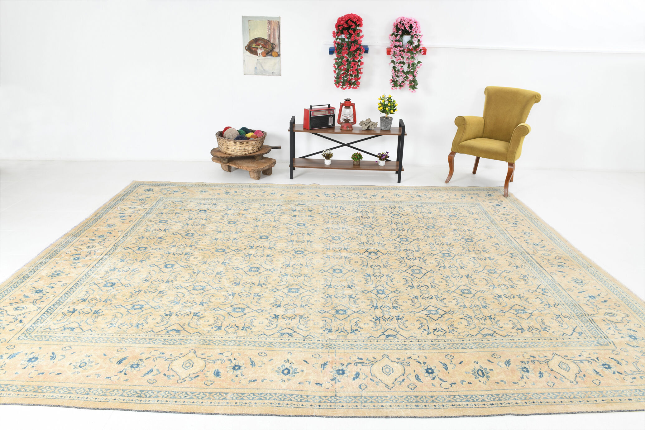 Tapis persan vintage 390x304