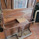 Old oak coat rack