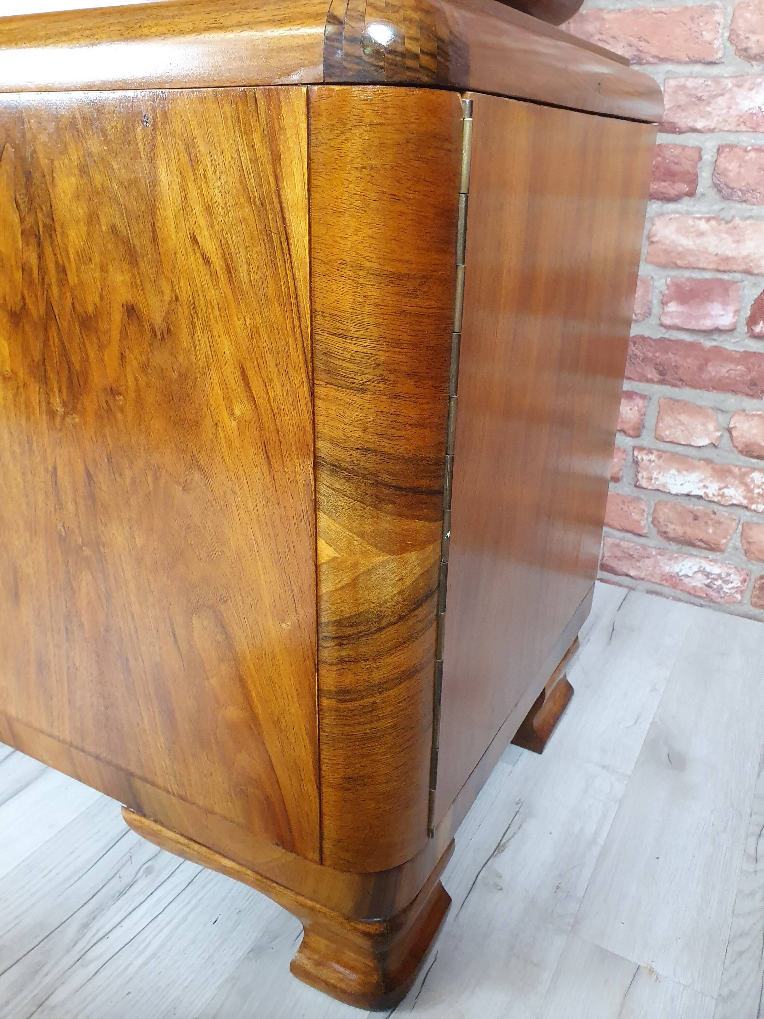 Renovated credenz, art deco display cabinet