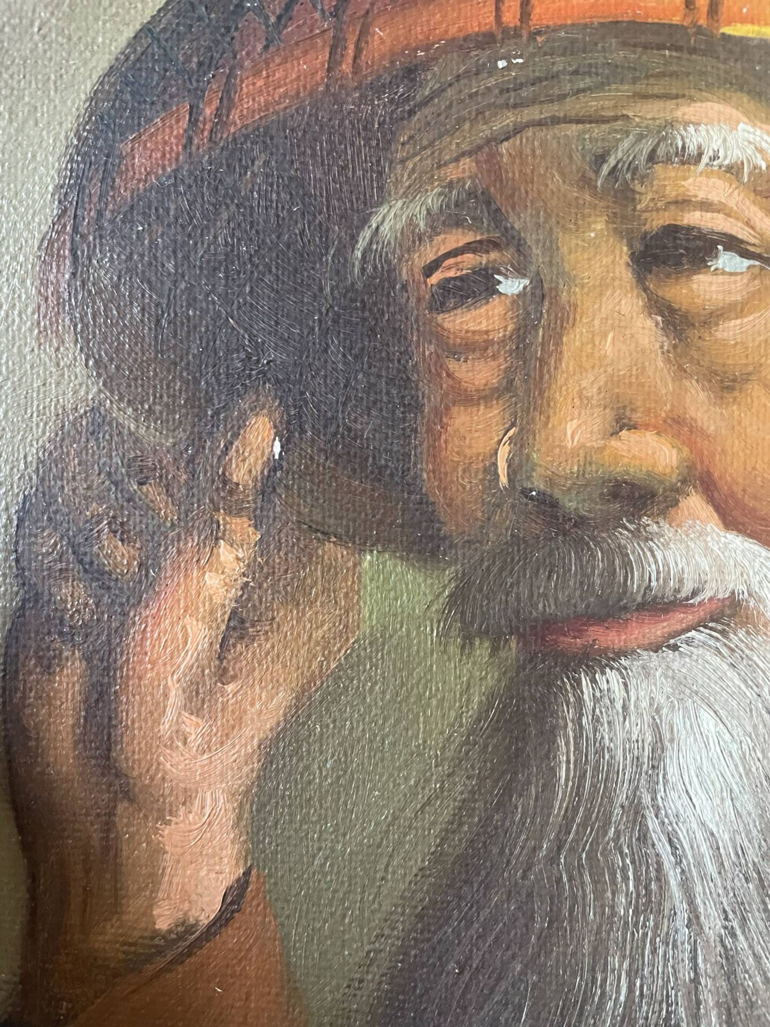 Portrait of a Chinese character.