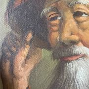 Portrait of a Chinese character.
