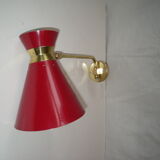 Diabolo arm wall lamp from the 50s