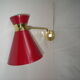 Diabolo arm wall lamp from the 50s