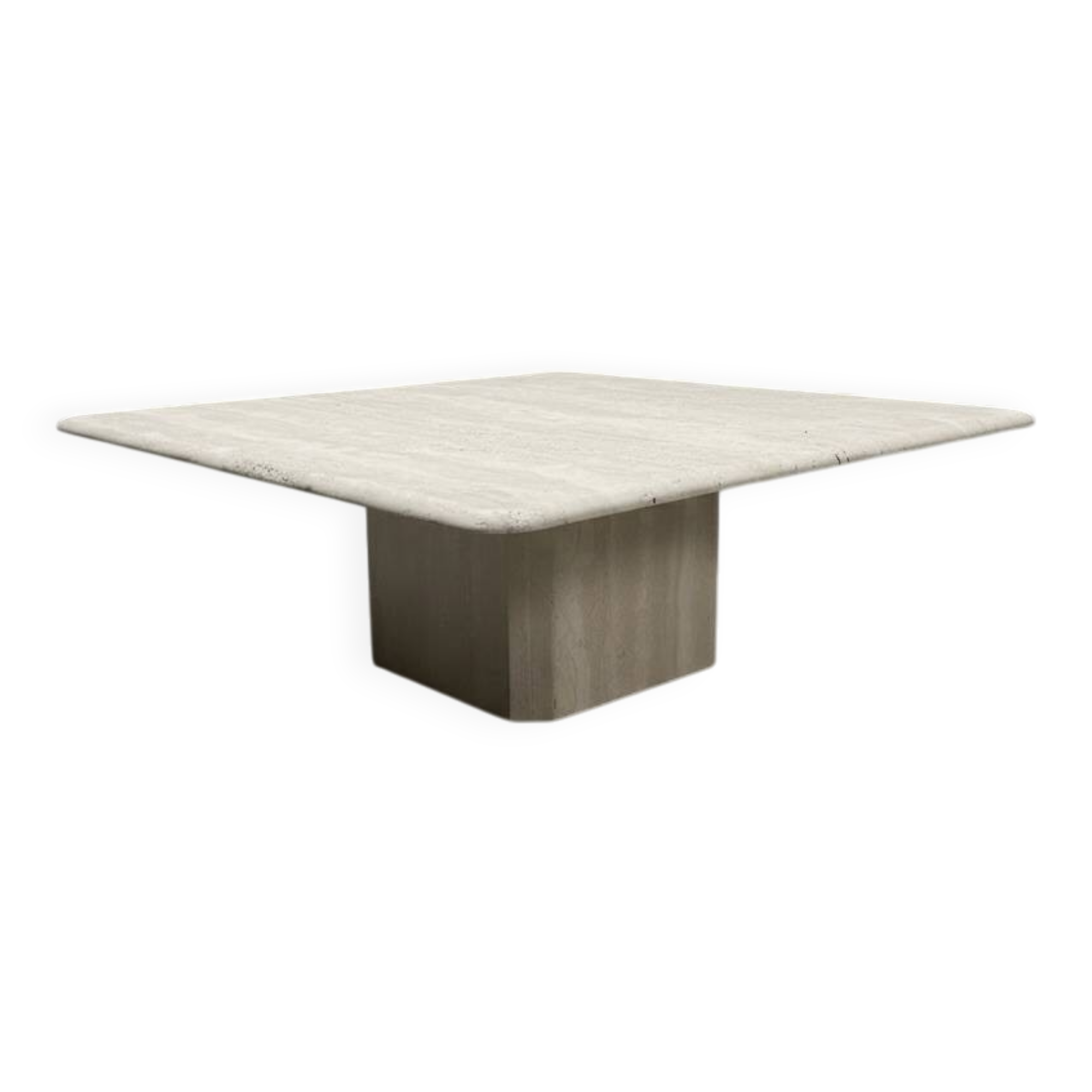 Table basse carrée de Claude Berraldacci.