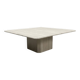 Table basse carrée de Claude Berraldacci.