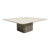 Square coffee table by Claude Berraldacci.