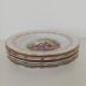 Lot vintage porcelain plates by Digoin Fragonard
