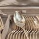 Cutlery set in silver plated metal, silver, 37 pieces.