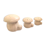 Suite of 3 ceramic mushrooms Edouard Marcel Sandoz for Haviland 60s