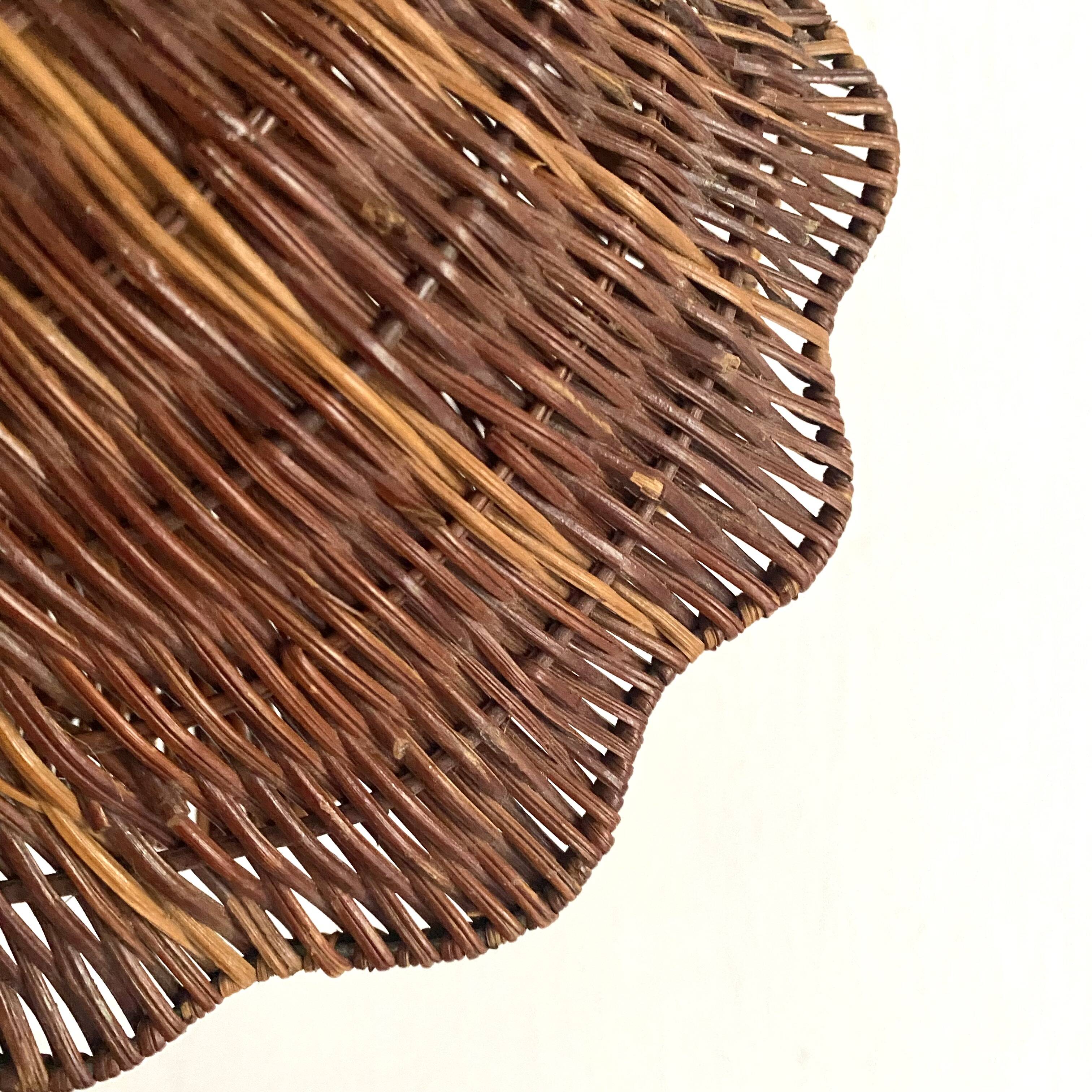 Rattan shell box