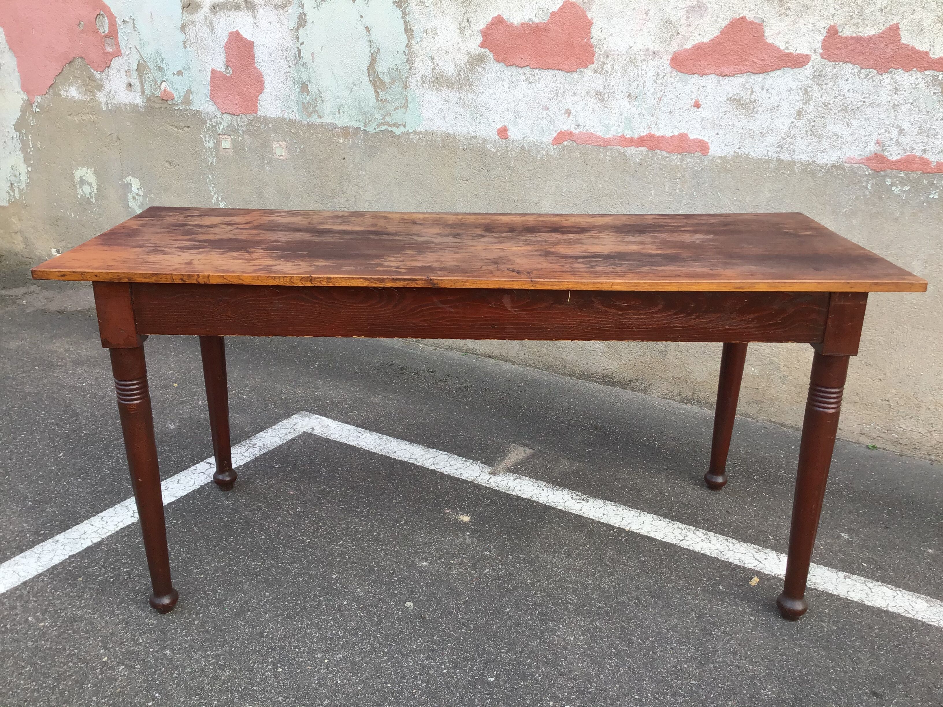 Vintage farm table