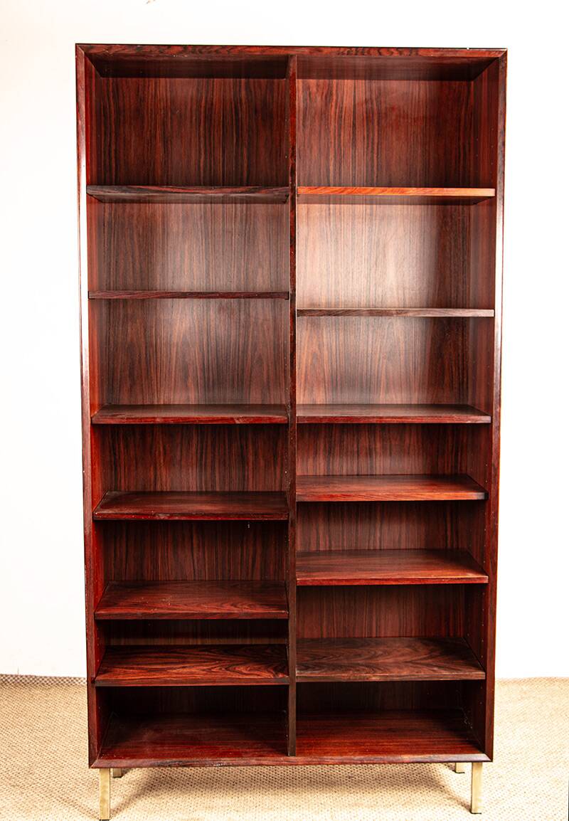 Large Danish high bookshelf in rosewood by Erik Brouer 1960.
