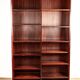 Large Danish high bookshelf in rosewood by Erik Brouer 1960.