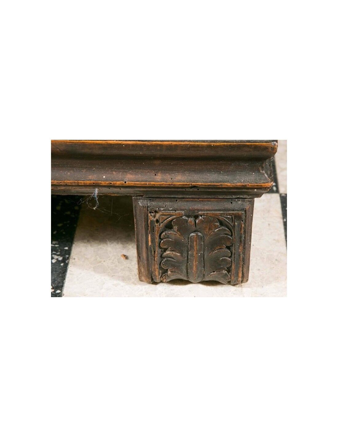 17th Century Buffet Furniture, Carved Walnut, Large Decoration