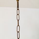 Brass ball chandelier