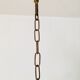 Brass ball chandelier