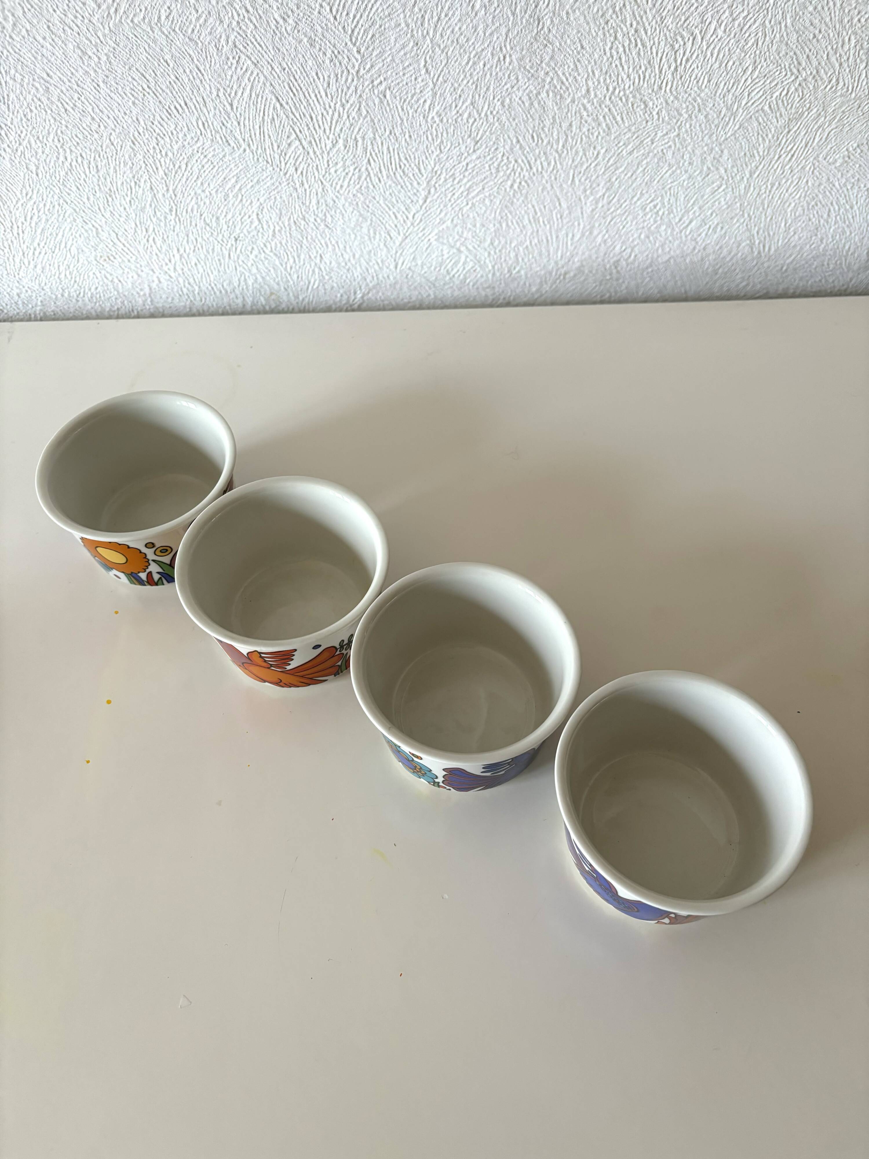 4 Acapulco ramekins Villeroy and Boch 1960