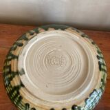 Glazed stoneware salad bowl from the Abbey of Fontgombault.