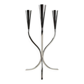 Silver-plated candelabra by Gunnar Ander for Ystad-Metall, Sweden 1960s
